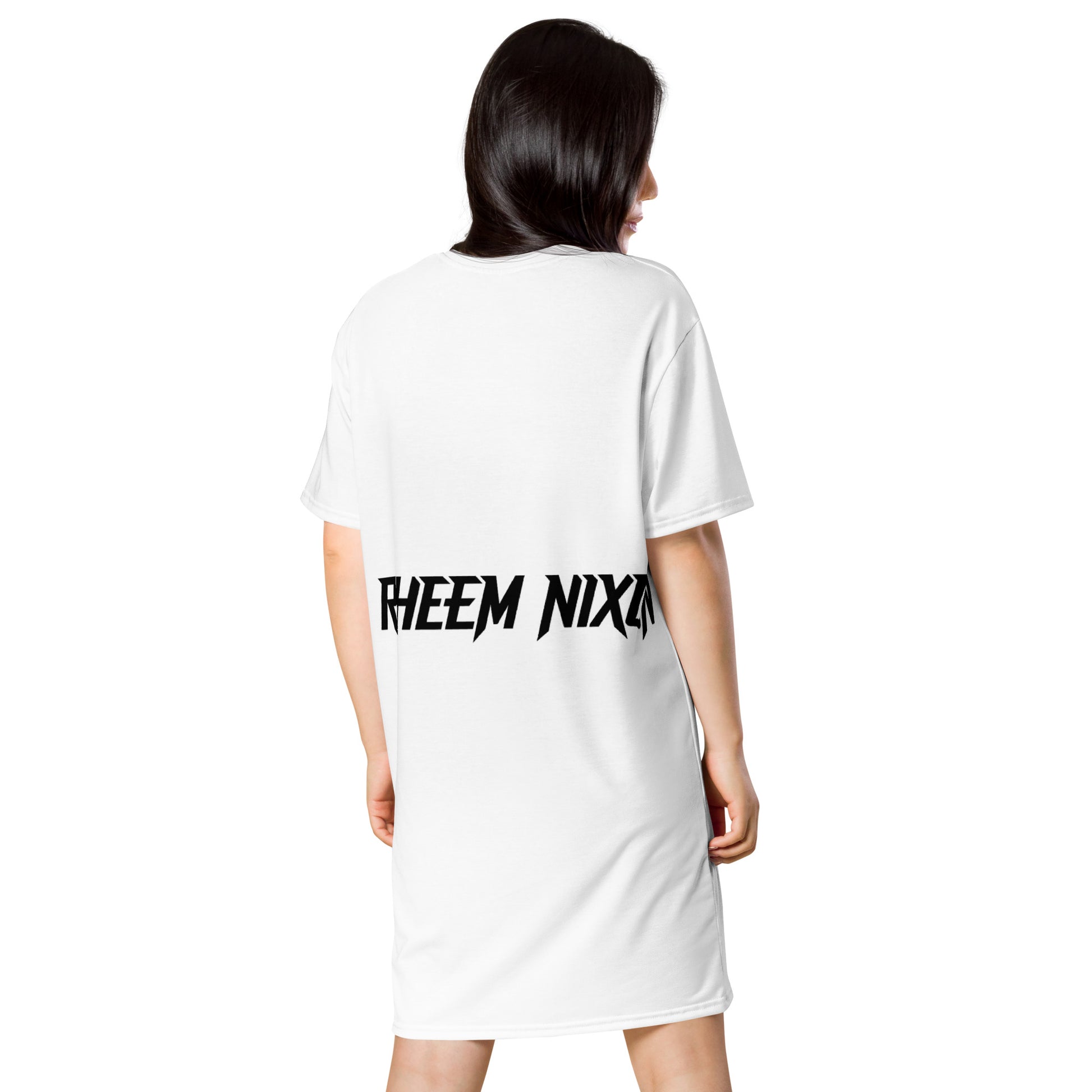 Early morning slide in X Gucci clash T-shirt dress Raheem Nixon Collection Early morning slide in X Gucci clash T-shirt dress Raheem Nixon Collection