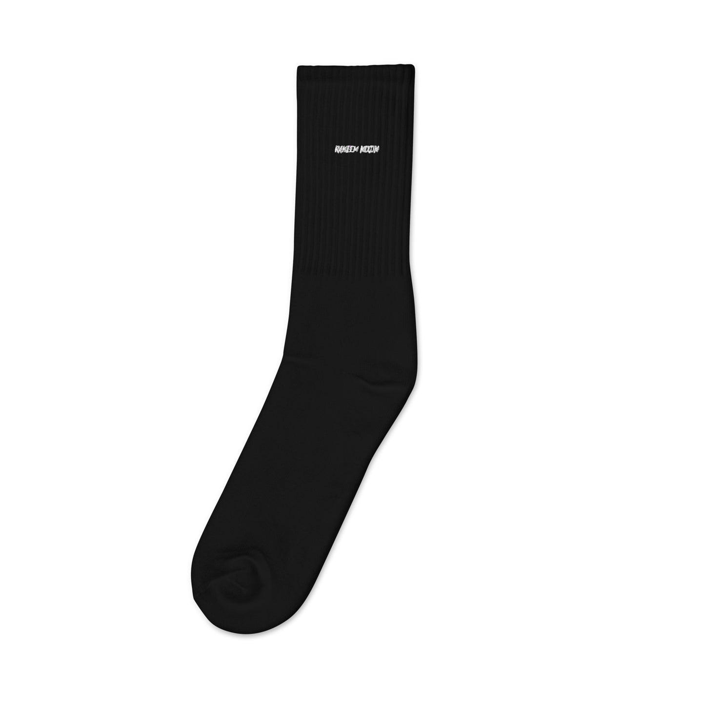 Raheem Nixon Collection Logo clash Embroidered socks