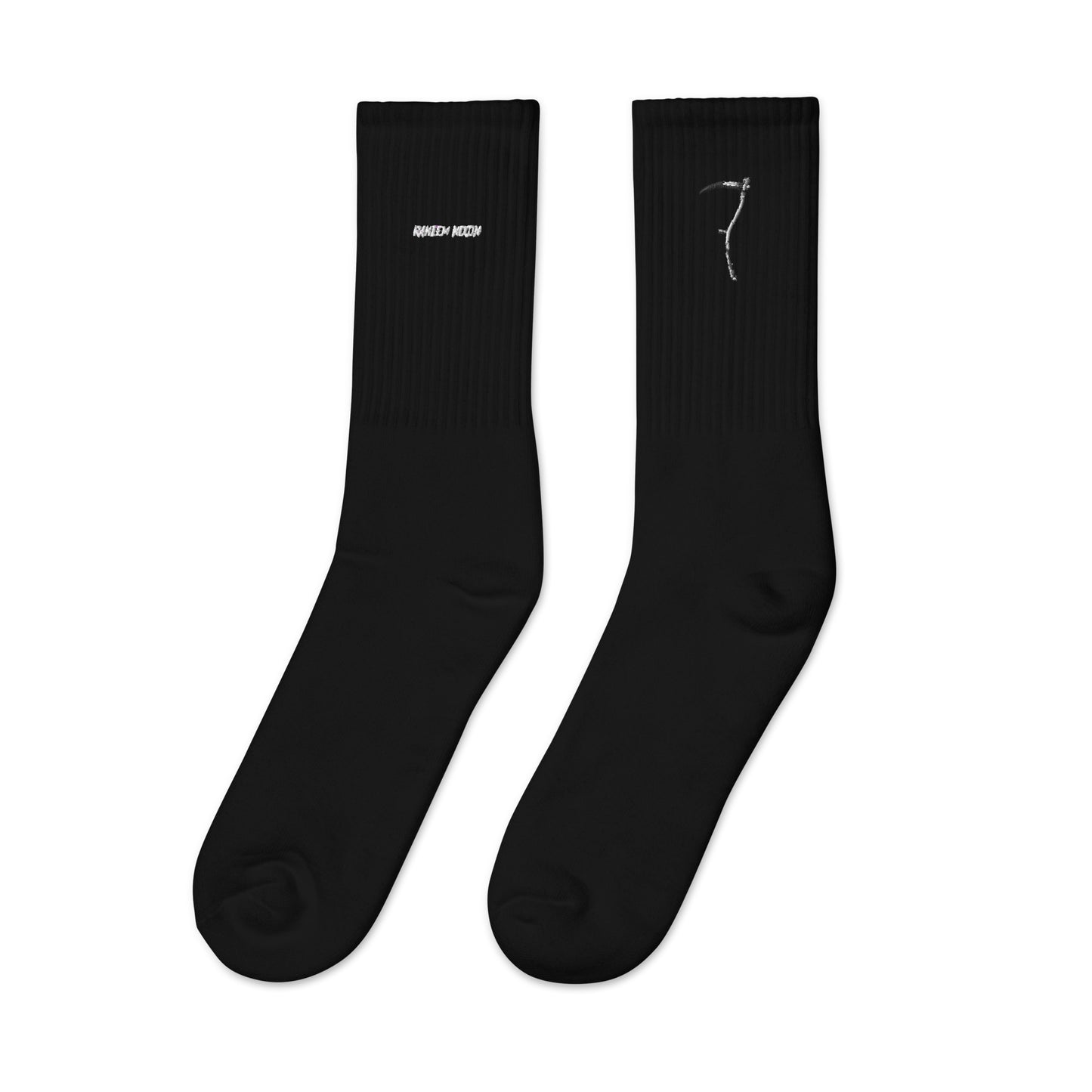 Raheem Nixon Collection Logo clash Embroidered socks