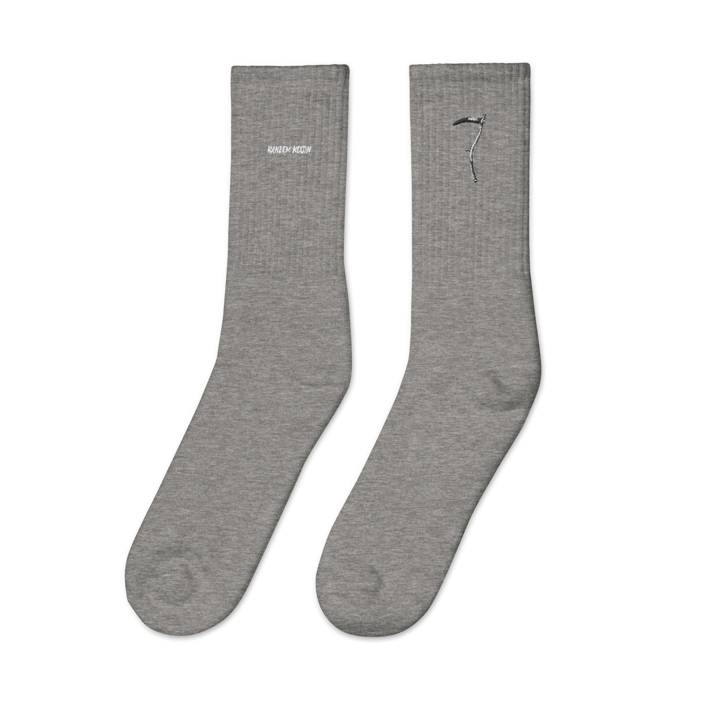 Raheem Nixon Collection Logo clash Embroidered socks