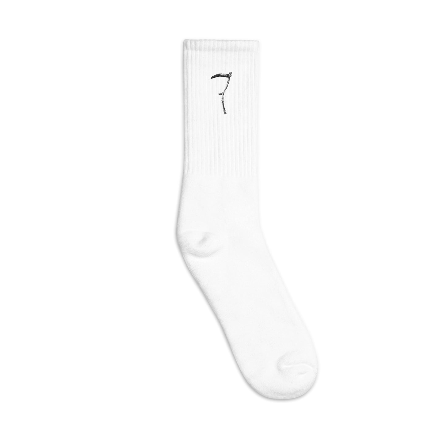 Raheem Nixon Collection Logo clash Embroidered socks