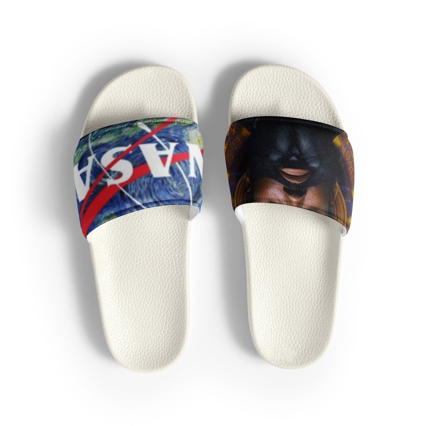 Men’s slides April 8 2024 Solar Eclipse NASA X Raheem Nixon 🦋 deep passion beard